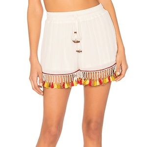Band of gypsies tassel trim shorts